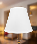 10"W x 8"H White Hardback Empire Lampshade 10"W x 8"H White Hardback Empire Lampshade