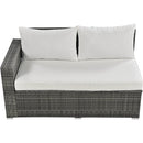 Walker Edison | Outdoor 6-Piece Wicker Storage Sofa Set Walker Edison | Outdoor 6-Piece Wicker Storage Sofa Set