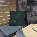 "Dark Monstera" Outdoor Throw Pillows "Dark Monstera" Outdoor Throw Pillows