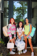 Blue Toile Backpack Blue Toile Backpack