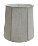 12"W x 12"H Textured Oatmeal Drum Softback Shantung Shade 12"W x 12"H Textured Oatmeal Drum Softback Shantung Shade