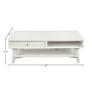 Flynn Coffee Table, White Flynn Coffee Table, White