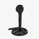 Black Wrought Iron Snake Taper Holder Black Wrought Iron Snake Taper Holder