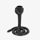 Black Wrought Iron Snake Taper Holder Black Wrought Iron Snake Taper Holder