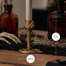 Brass Wrought Iron Snake Taper Holder Brass Wrought Iron Snake Taper Holder