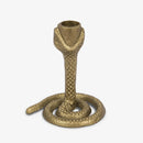 Brass Wrought Iron Snake Taper Holder Brass Wrought Iron Snake Taper Holder