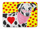 Hearts and Dalmatian Machine Washable Memory Foam Mat AMB1116RUG Hearts and Dalmatian Machine Washable Memory Foam Mat AMB1116RUG