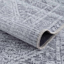 Barny Gray Blue Washable Rug Barny Gray Blue Washable Rug