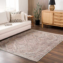 Barny Brown Flat Pile Washable Rug Barny Brown Flat Pile Washable Rug