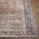 Rust Anahawan Distressed Washable Area Rug - Clearance Rust Anahawan Distressed Washable Area Rug - Clearance
