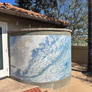 Abstract Seascape: Ocean Waves Mosaic Art Abstract Seascape: Ocean Waves Mosaic Art