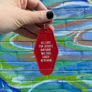 All I Got For Jesus's Birthday Christmas Motel Style Keychain in Red All I Got For Jesus's Birthday Christmas Motel Style Keychain in Red