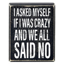 All Said No Box Sign | Wooden Box Wall Tabletop Decor | 4" x 5" All Said No Box Sign | Wooden Box Wall Tabletop Decor | 4" x 5"