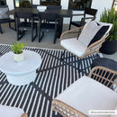 Anah 3D Black Outdoor Rug Anah 3D Black Outdoor Rug