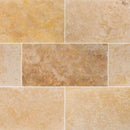Angelica gold 12 in x 24 in honed travertine floor and wall tile CANGELICA1224G product shot wall view Angelica gold 12 in x 24 in honed travertine floor and wall tile CANGELICA1224G product shot wall view