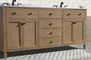 Annie 72" Bathroom Vanity Weathered Fir Annie 72" Bathroom Vanity Weathered Fir