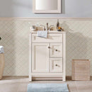 MSI Antique White Arabesque Polished Ceramic Mosaic Wall Tile 10.83"x15.5" MSI Antique White Arabesque Polished Ceramic Mosaic Wall Tile 10.83"x15.5"
