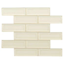 MSI Antique White Beveled Glossy Ceramic Mosaic Wall Tile 2"x6" MSI Antique White Beveled Glossy Ceramic Mosaic Wall Tile 2"x6"