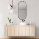 Antique Brass Capsule Mirror | Brass Wall Mirror Antique Brass Capsule Mirror | Brass Wall Mirror