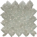 Aquatica Glacier White Random Pebble Mosaic 10.5"x10.5" - Liquid Rocks Collection Aquatica Glacier White Random Pebble Mosaic 10.5"x10.5" - Liquid Rocks Collection