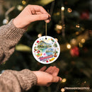 Artistic Honolulu Hawaii Christmas Ornament, Tropical Hawaiian Keepsake and Souvenir Gift Artistic Honolulu Hawaii Christmas Ornament, Tropical Hawaiian Keepsake and Souvenir Gift
