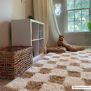 Atira Mustard Checkered Area Rug Atira Mustard Checkered Area Rug