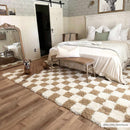 Atira Mustard Checkered Area Rug Atira Mustard Checkered Area Rug