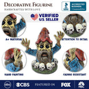 Zombie Gnome Garden Statue, 8" Outdoor Halloween Figurine Yard Decoration Zombie Gnome Garden Statue, 8" Outdoor Halloween Figurine Yard Decoration