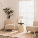 Baugo White Ceramic Table Lamp Baugo White Ceramic Table Lamp