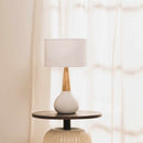 Baugo White Ceramic Table Lamp Baugo White Ceramic Table Lamp