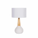 Baugo White Ceramic Table Lamp Baugo White Ceramic Table Lamp