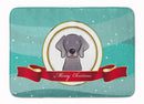 Weimaraner Merry Christmas Machine Washable Memory Foam Mat BB1541RUG Weimaraner Merry Christmas Machine Washable Memory Foam Mat BB1541RUG