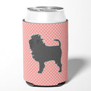 Affenpinscher Checkerboard Pink Can or Bottle Hugger BB3648CC Affenpinscher Checkerboard Pink Can or Bottle Hugger BB3648CC