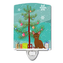 Abyssinian Cat Merry Christmas Tree Ceramic Night Light BB4411CNL Abyssinian Cat Merry Christmas Tree Ceramic Night Light BB4411CNL