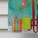 Bombay Cat Merry Christmas Tree Flag Canvas House Size BB4417CHF Bombay Cat Merry Christmas Tree Flag Canvas House Size BB4417CHF