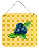 Blueberries on Basketweave Wall or Door Hanging Prints BB7223DS66 Blueberries on Basketweave Wall or Door Hanging Prints BB7223DS66
