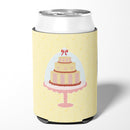 3 Tier Cake on Yellow Can or Bottle Hugger BB7290CC 3 Tier Cake on Yellow Can or Bottle Hugger BB7290CC