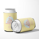 3 Tier Cake on Yellow Can or Bottle Hugger BB7291CC 3 Tier Cake on Yellow Can or Bottle Hugger BB7291CC