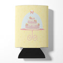 3 Tier Cake on Yellow Can or Bottle Hugger BB7291CC 3 Tier Cake on Yellow Can or Bottle Hugger BB7291CC