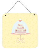 3 Tier Cake on Yellow Wall or Door Hanging Prints BB7291DS66 3 Tier Cake on Yellow Wall or Door Hanging Prints BB7291DS66