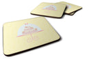 3 Tier Cake on Yellow Foam Coaster  BB7291FC 3 Tier Cake on Yellow Foam Coaster  BB7291FC