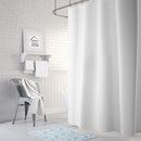 Winter Snowflakes on White Machine Washable Memory Foam Mat BB7487RUG Winter Snowflakes on White Machine Washable Memory Foam Mat BB7487RUG