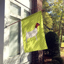 Boer Goat Green Flag Canvas House Size BB7712CHF Boer Goat Green Flag Canvas House Size BB7712CHF