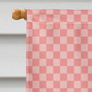 Boer Goat Pink Check Flag Canvas House Size BB7886CHF Boer Goat Pink Check Flag Canvas House Size BB7886CHF