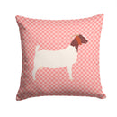 Boer Goat Pink Check Throw Pillow - 14x14 Decorative Pillow β Art for Your Home & Patio BB7886PW1414 Boer Goat Pink Check Throw Pillow - 14x14 Decorative Pillow β Art for Your Home & Patio BB7886PW1414