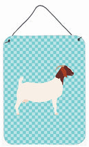 Boer Goat Blue Check Wall or Door Hanging Prints BB8060DS1216 Boer Goat Blue Check Wall or Door Hanging Prints BB8060DS1216