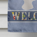Bolognese Welcome Flag Canvas House Size BB8309CHF Bolognese Welcome Flag Canvas House Size BB8309CHF