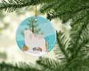 Bolognese Christmas Ornament - Round Ceramic Ornament β Artist-Designed Keepsake Decoration BB8471CO1 Bolognese Christmas Ornament - Round Ceramic Ornament β Artist-Designed Keepsake Decoration BB8471CO1