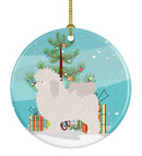 Bolognese Christmas Ornament - Round Ceramic Ornament β Artist-Designed Keepsake Decoration BB8471CO1 Bolognese Christmas Ornament - Round Ceramic Ornament β Artist-Designed Keepsake Decoration BB8471CO1