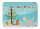 Westie Christmas Machine Washable Memory Foam Mat BB8480RUG Westie Christmas Machine Washable Memory Foam Mat BB8480RUG